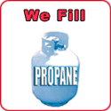 We Refill Propane Cylinders